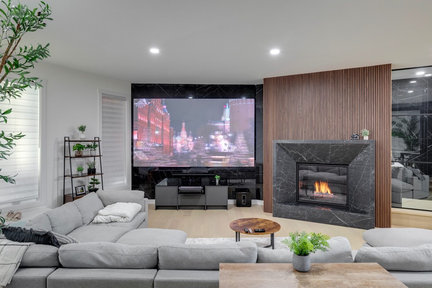 Living Room · Fireplace