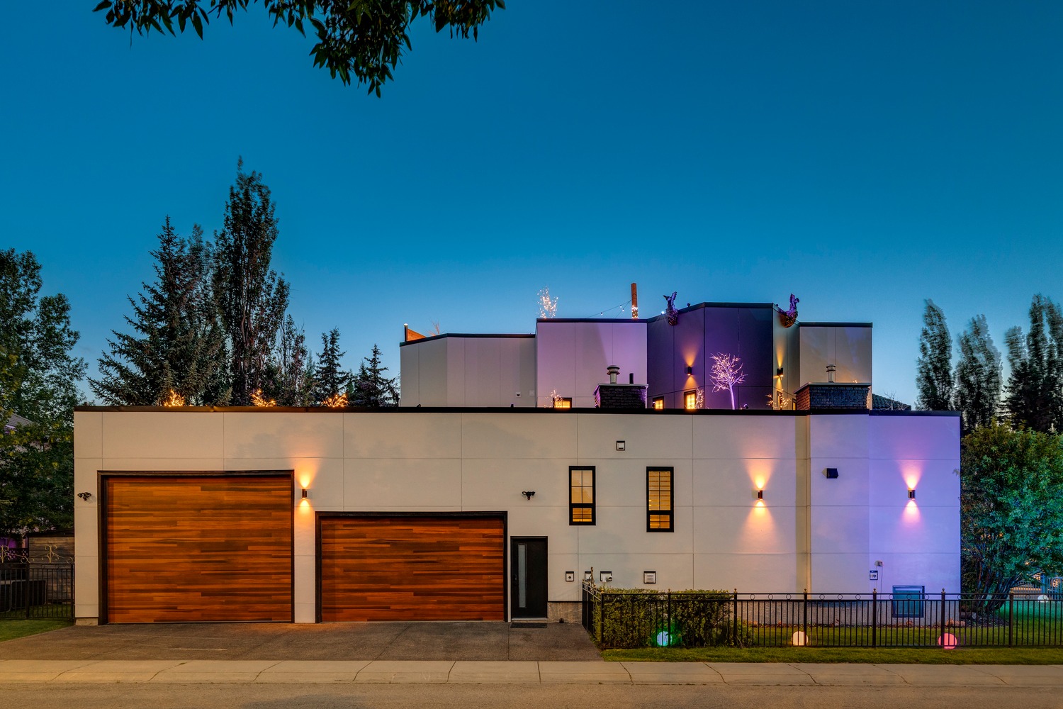 The Garage at Twilight