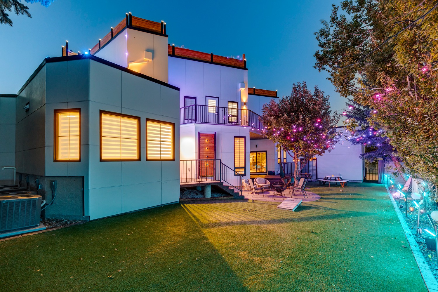 Side Yard · Balconies
