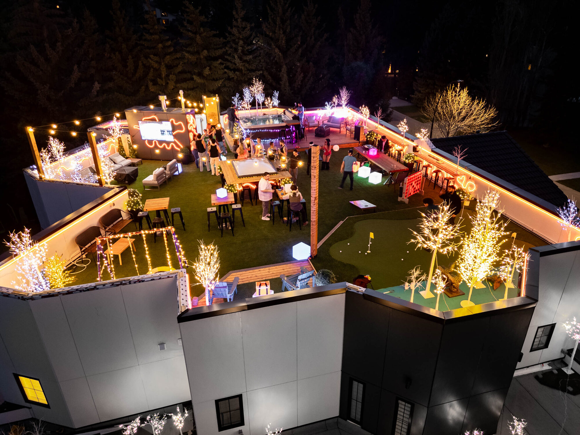 Rooftop · Lit from Above